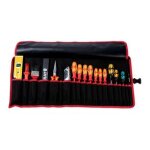 Parat 5990829991 bo�te � outils cuir noir et rouge