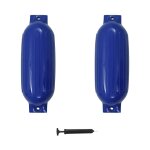 Pare - choc de bateau 2 pcs bleu 69x21, 5 cm pvc