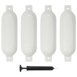 Pare - choc de bateau 4 pcs blanc 51x14 cm pvc
