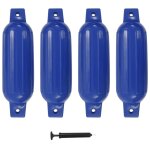 Pare - choc de bateau 4 pcs bleu 41x11, 5 cm pvc