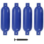 Pare - choc de bateau 4 pcs bleu 51x14 cm pvc
