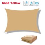 Pare - soleil rectangulaire etanche 300d, abri de nuit uv, grand gril, ampoules pour grand jardin, porche ...