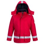 Parka ignifug�e portwest antistatique hiver rouge l