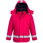 Parka ignifug�e portwest antistatique hiver rouge s