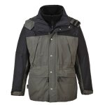 Parka imperméable 3 en 1 respirante portwest orkney gris l Parka imperméable 3 en 1 respirante portwest orkney gris l