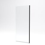 Paroi de douche 80x200cm - verre trempé transparent 8mm - profilé noir - freedom 2 black Paroi de douche 80x200cm - verre trempé transparent 8mm - profilé noir - freedom 2 black