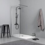 Paroi pour douche a l'italienne walk - in 90 cm pour receveur de douche ou a fil de sol