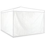 Paroi lat�rale tonnelle, lot de 2, panneau pour pavillon 3x2 m, imperm�able, sans fen�tres, plastique, ...