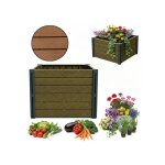 Parterre sur�lev�, jardini�re, bordure de jardin, coupe - bordure, palissade, bordure de jardin imitation ...