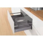 Passage de siphon m�tal - d�cor : anthracite - hettich