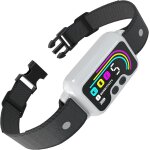 Pata - collier anti aboiement pour chiens, 3 modes son / vibration / choc statique, 8 niveau d'intensit ...