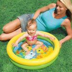 Pataugeoire gonflable my first pool 2 boudins - 61x15 cm