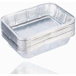 Patb - barquette  goutter de 20 pices - barquette jetable en aluminium pour griller - barquette en ...