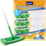 Patb - lingettes microfibres réutilisables compatibles avec swiffer balai, ultra absorbants pour swiffer ... Patb - lingettes microfibres réutilisables compatibles avec swiffer balai, ultra absorbants pour swiffer ...