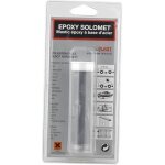 Pâte epoxy solomet, mastic époxy à base d'acier, 57g, soloplast Pâte epoxy solomet, mastic époxy à base d'acier, 57g, soloplast