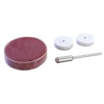 Pte  polir + 1 feutre + porte - disques roue Ø 22 mm