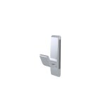 Patère magnétique en aluminium - anodisé argent hermeta Patère magnétique en aluminium - anodisé argent hermeta