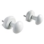 Patres o pour sche serviette blanche - pour tube plat  visser