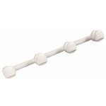 Pat�res sur lice sillage - blanc - 4 t�tes vachette