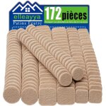 Patins feutre pour chaises et meubles - auto - adhsifs ronds & carrs 19mm / 25mm - 5mm d'epaisseur ...