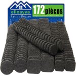 Patins feutre pour chaises et meubles - auto - adhsifs ronds & carrs 19mm / 25mm - 5mm d'epaisseur ...