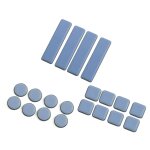 Patins de protection pour meubles, 16 pi�ces, auto - adh�sif, mobiles, pour pieds de table, chaise, carrelage ...