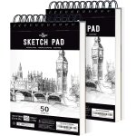 Patq - carnet de croquis, a5 carnet dessin 180g / m papier epais, 100 pages / 50 feuilles reliées à spirale ... Patq - carnet de croquis, a5 carnet dessin 180g / m papier epais, 100 pages / 50 feuilles reliées à spirale ...