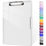 Patq - porte - bloc de rangement avec 2 boîtes de rangement et classeur à papier a4, surface effaçable ... Patq - porte - bloc de rangement avec 2 boîtes de rangement et classeur à papier a4, surface effaçable ...