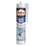 Pattex silicone rapide transparent 300 ml r�sistant � l'eau appareils sanitaires