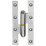 Paumelle acier picarde zingu? noeud rond, lames ? bouts carr?s 250x90 gauche