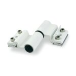 Paumelle  clamer alu 5500ai fapim pour porte lourde - blanc 9010 - 5520a 32