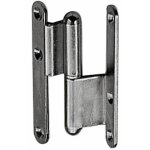Paumelle coud�e - acier zingu� - bouts ronds - 160x70x80 - gauche torbel
