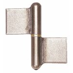 Paumelle de grille � souder - n uds ronds - lames sym�triques - 90 mm faure