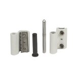 Paumelle grip fapim avec axe en acier inox 7 mm - blanc 9016 - 9800a qx