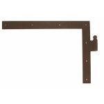 Paumelle haute � boule � visser - main gauche - axe 25 - 600 x 800mm torbel