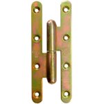 Paumelle lames  bouts ronds - 140 x 55 mm, gauche