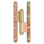 Paumelle menuiserie bois � bague coud�e la loutre sedan� jardinier massard - gauche - hauteur 110 mm ...