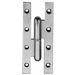 Paumelle menuiserie bois - bouts carr�s - acier - 160x60 - droite torbel