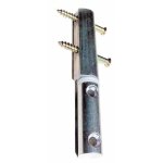 Paumelle sans lame - menuiserie bois - zingu� - 100 x 14, 5 mm - 30 pi�ces - sl1001 faure