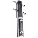 Paumelle sans lame - menuiserie bois - zingu� - 85 x 12, 5 mm - 30 pi�ces - sl851 faure