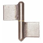 Paumelle de grille à souder - n uds ronds - lames symétriques - 100 mm faure Paumelle de grille à souder - n uds ronds - lames symétriques - 100 mm faure