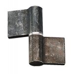 Paumelle à souder - noeuds plats - lames au centre - 140 mm - go faure Paumelle à souder - noeuds plats - lames au centre - 140 mm - go faure