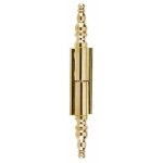 Paumelle universelle à vases en laiton poli - h136mm bros Paumelle universelle à vases en laiton poli - h136mm bros