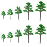 Paysage de wargame de rue, artisanat de dcoration, amnagement de train, arbres verts, modle de table ...