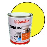 Peinture acrylique satin lessivable 1l - icosatin ral 1018 jaune zinc