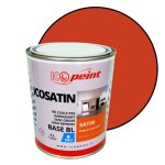 Peinture acrylique satin lessivable 1l - icosatin ral 2001 orang rouge