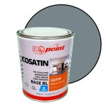Peinture acrylique satin lessivable 1l - icosatin ral 7000 gris petit - gris