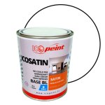 Peinture acrylique satin lessivable 1l - icosatin ral 9010 blanc pur