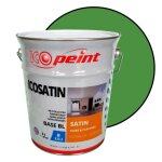 Peinture acrylique satin lessivable 3l - icosatin ral 6017 vert mai