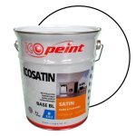 Peinture acrylique satin lessivable 3l - icosatin ral 9010 blanc pur